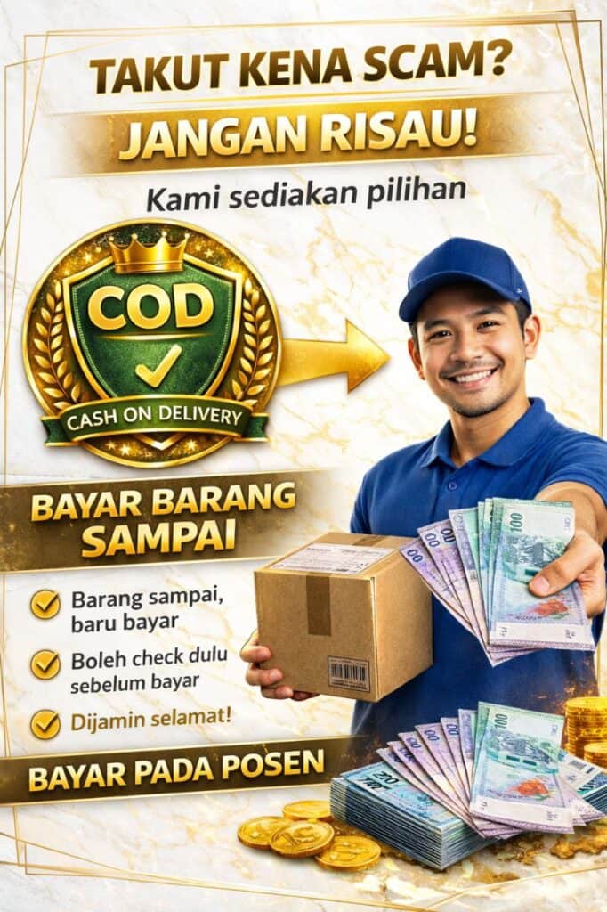 Barang sampai baru bayar