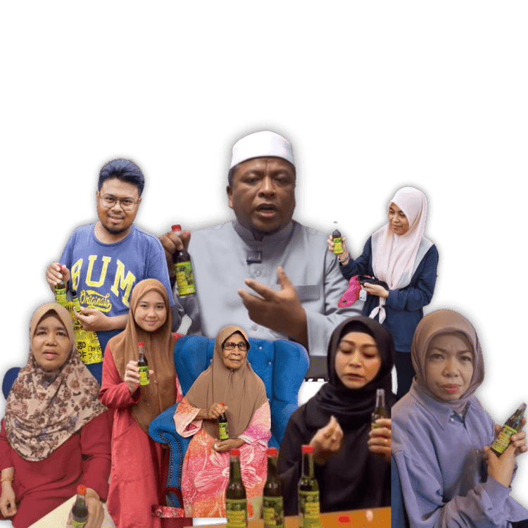 Pengguna Minyak Bidara Pak Long Man
