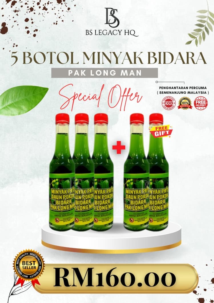 3 Botol + 2 Percuma